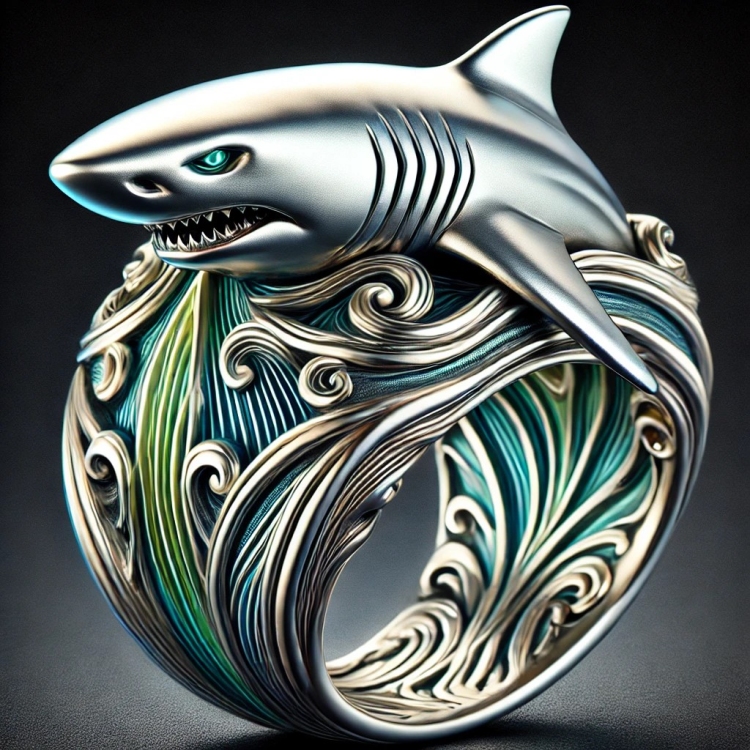 Life Shark Ring