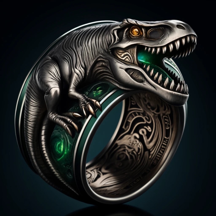 Life T Rex Ring