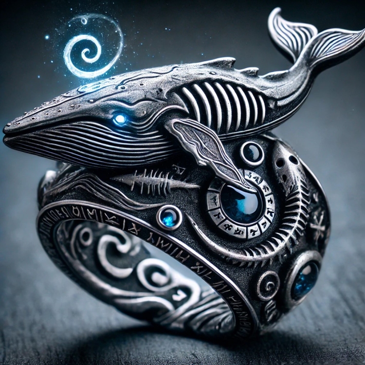 Death Whale Ring