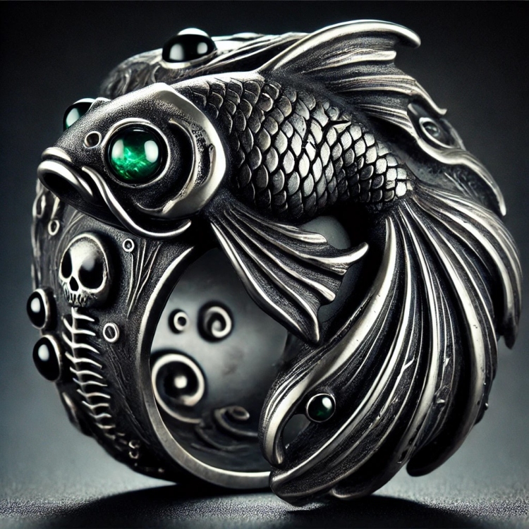 Death Goldfish Ring