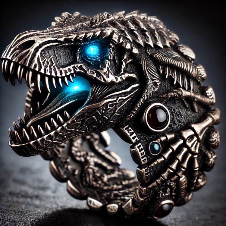 Death T Rex Ring