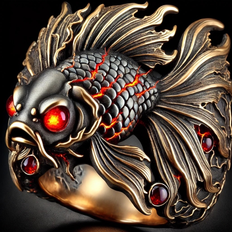 Destruction Goldfish Ring