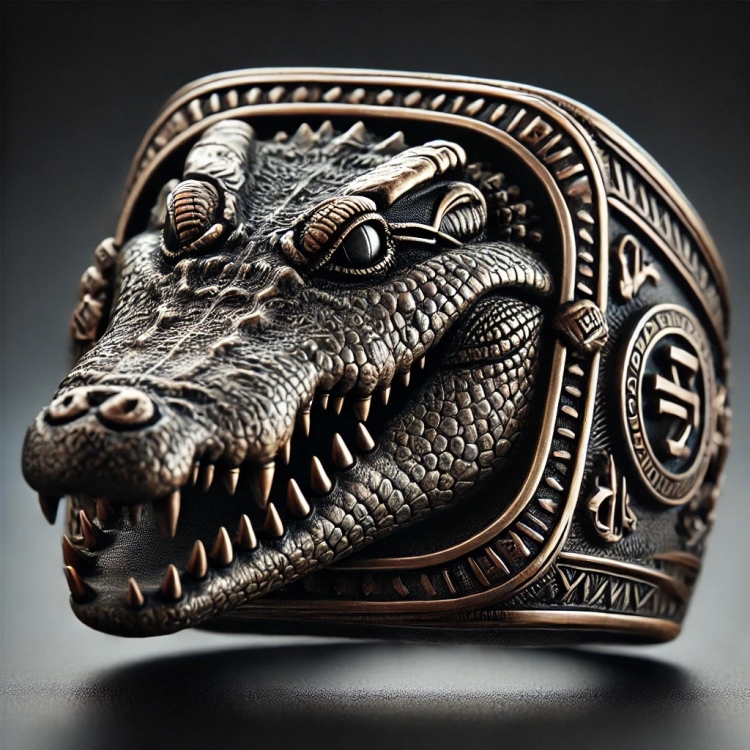 Power Crocodile Ring