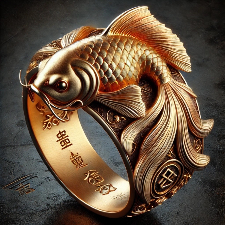 Power Goldfish Ring
