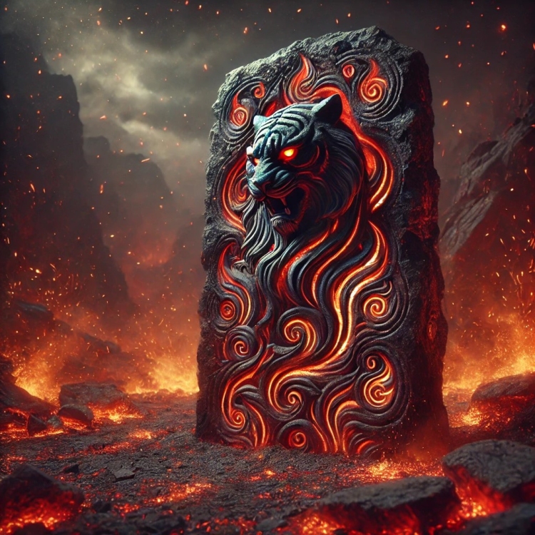 Fire Tiger Totem