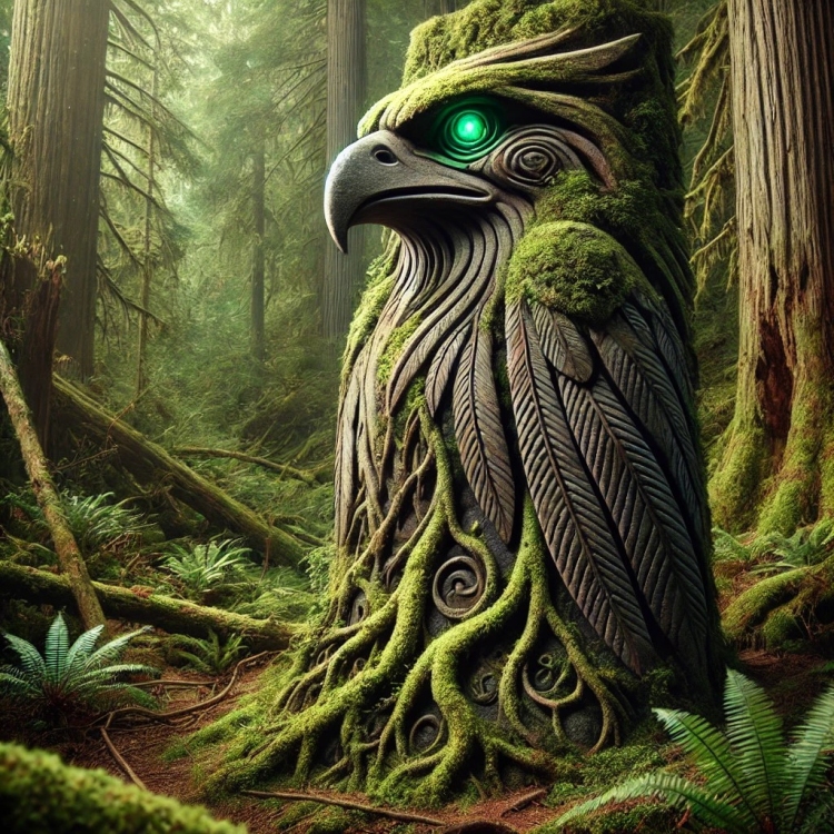 Earth Eagle Totem