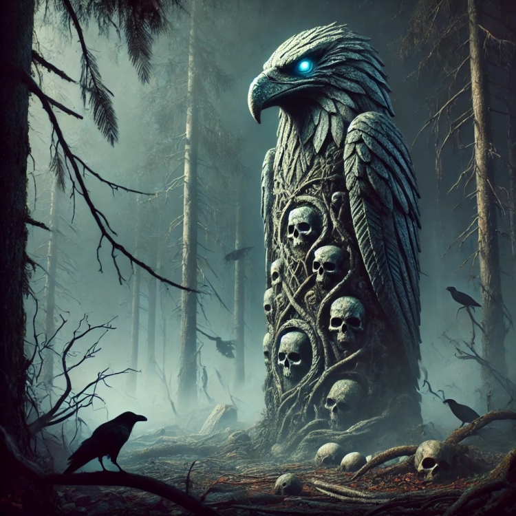 Death Eagle Totem