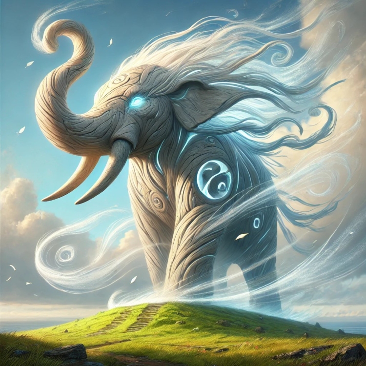 Wind Elephant Totem