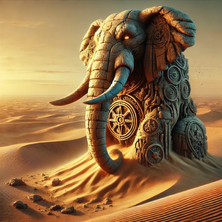 Sand Elephant Totem