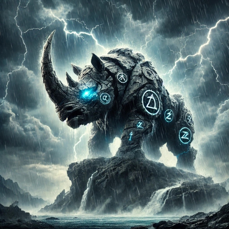 Storm Rhino Totem