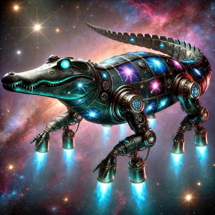 Space Crocodile Automaton