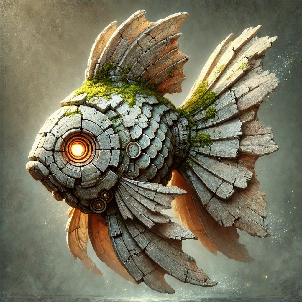 Stone Goldfish Automaton – MoriiHub