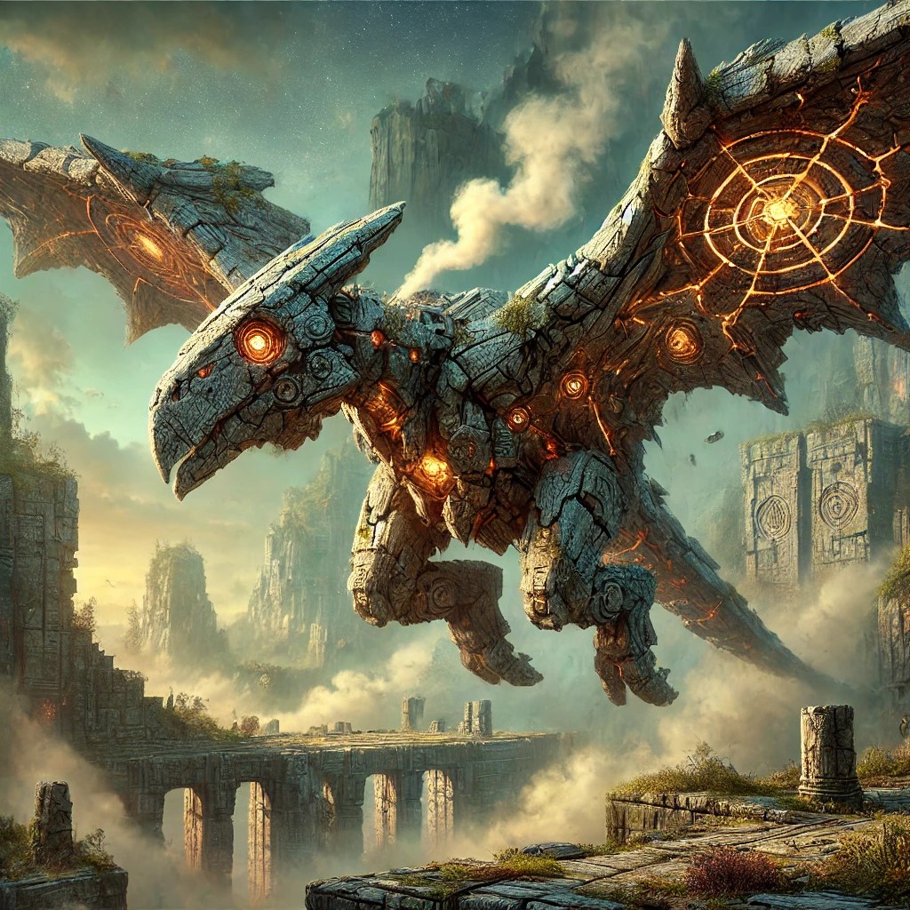 Stone Pterodactyl Automaton – MoriiHub