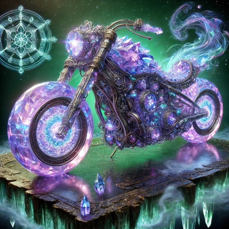 Mystic Motorbike Crystal
