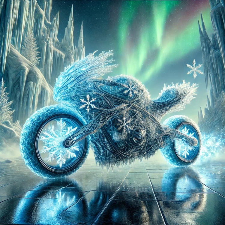Ice Motorbike Crystal