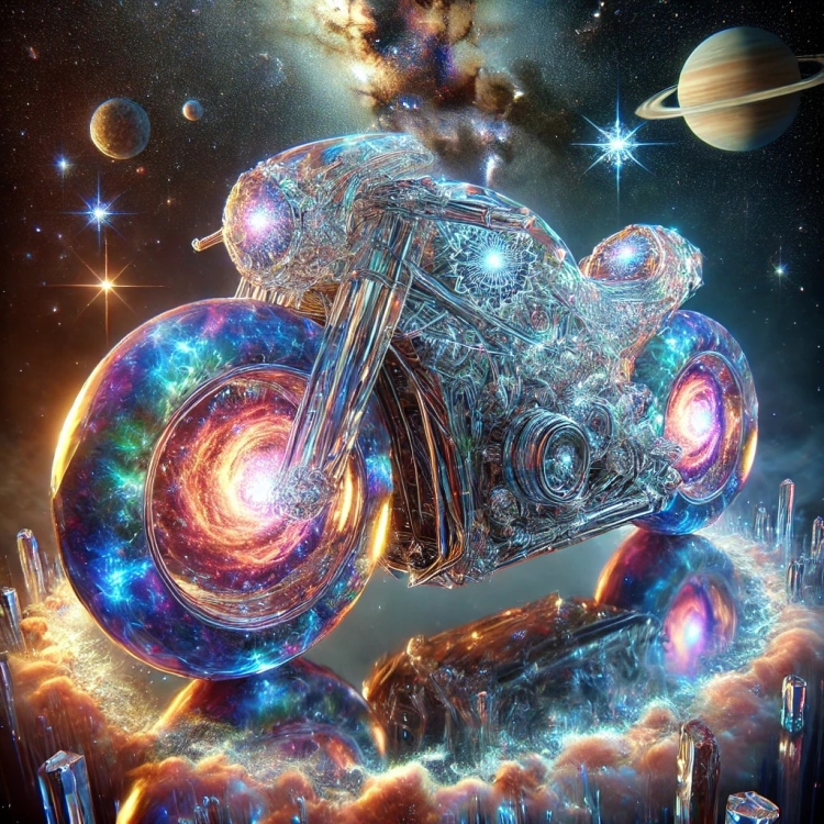 Space Motorbike Crystal