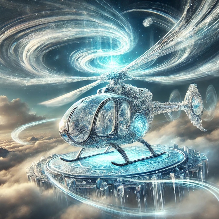 Wind Helicopter Crystal