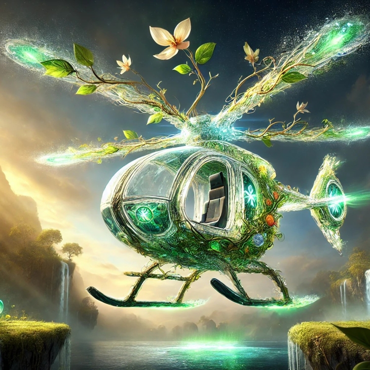 Life Helicopter Crystal