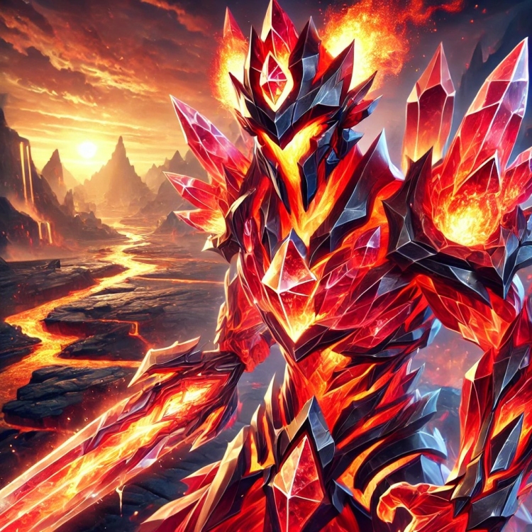 Fire Warrior Crystal