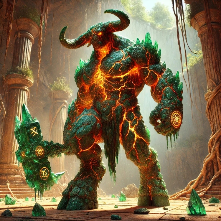 Earth Minotaur Crystal