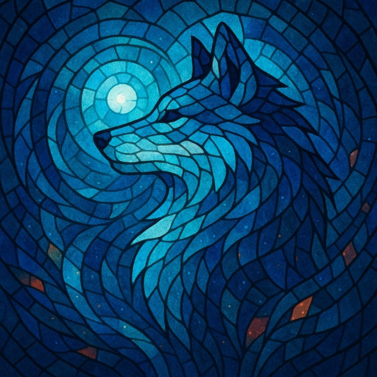 Soul Wolf Mosaic