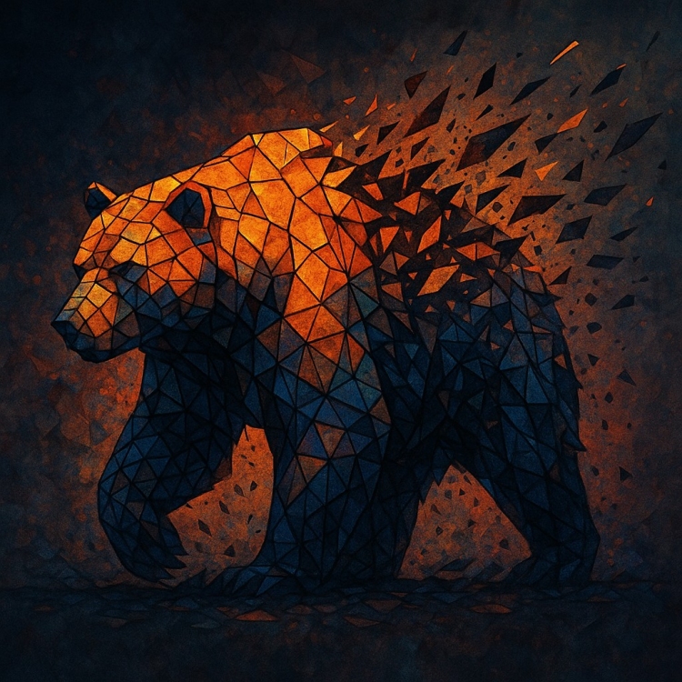 Destruction Bear Mosaic