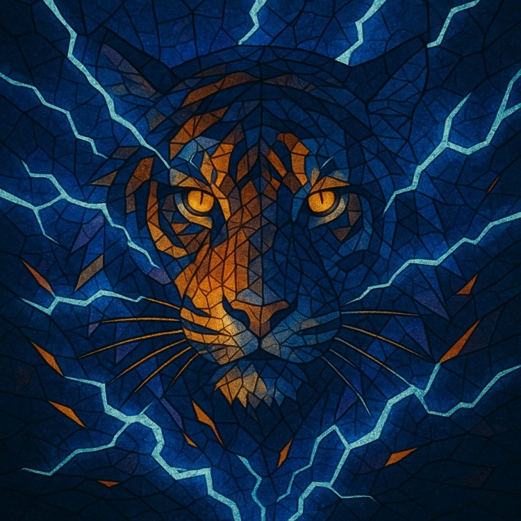 Power Tiger Mosaic