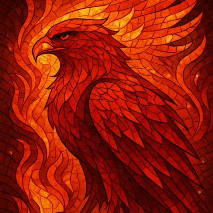 Fire Eagle Mosaic
