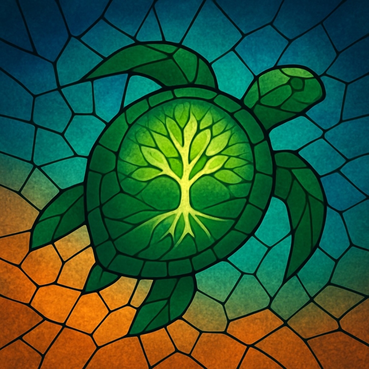 Life Turtle Mosaic