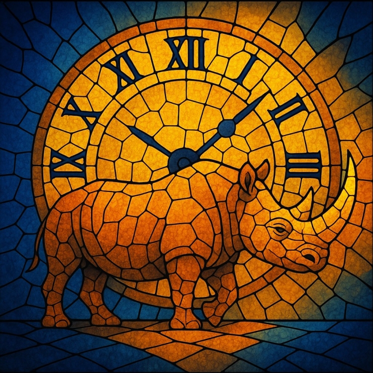 Time Rhino Mosaic