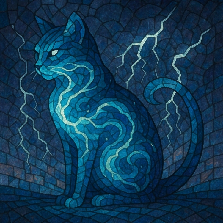 Storm Cat Mosaic
