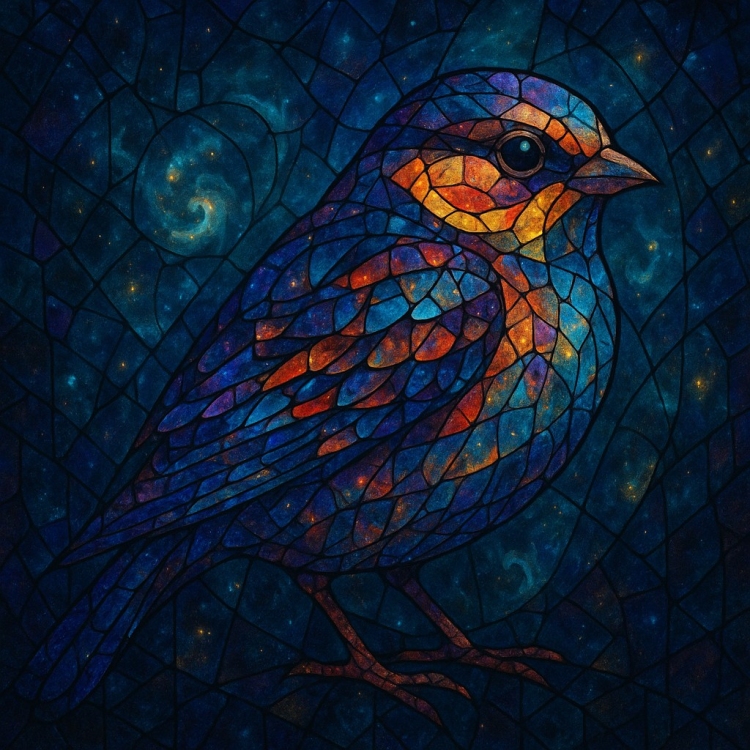 Mystic Sparrow Mosaic