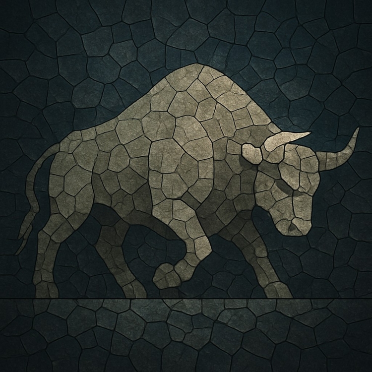 Stone Bull Mosaic