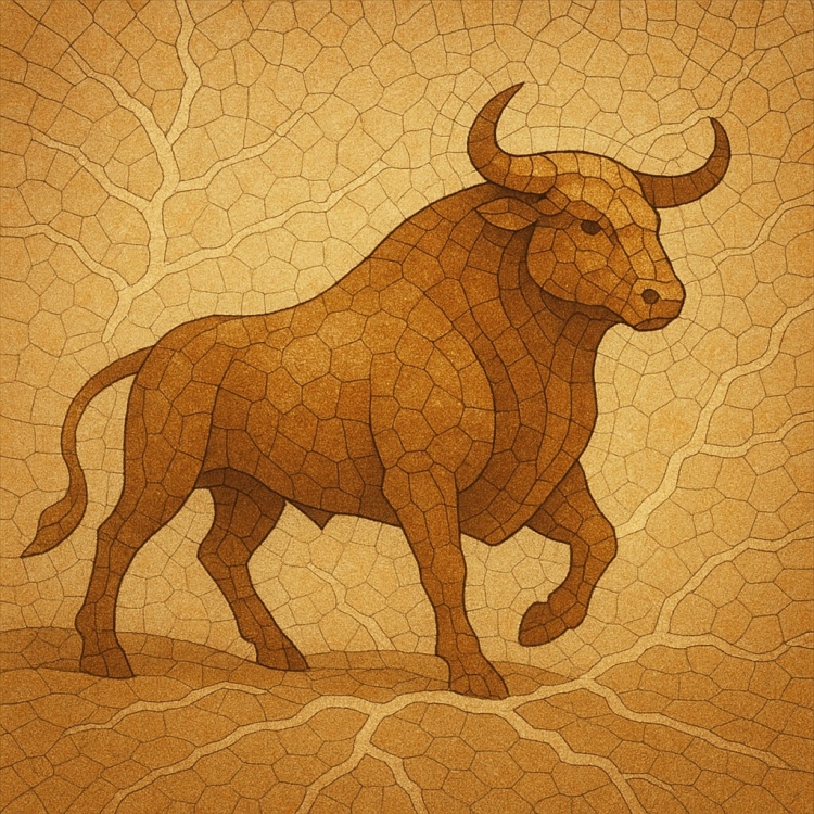 Sand Bull Mosaic