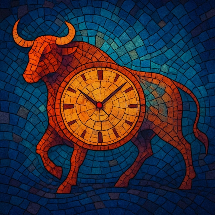Time Bull Mosaic