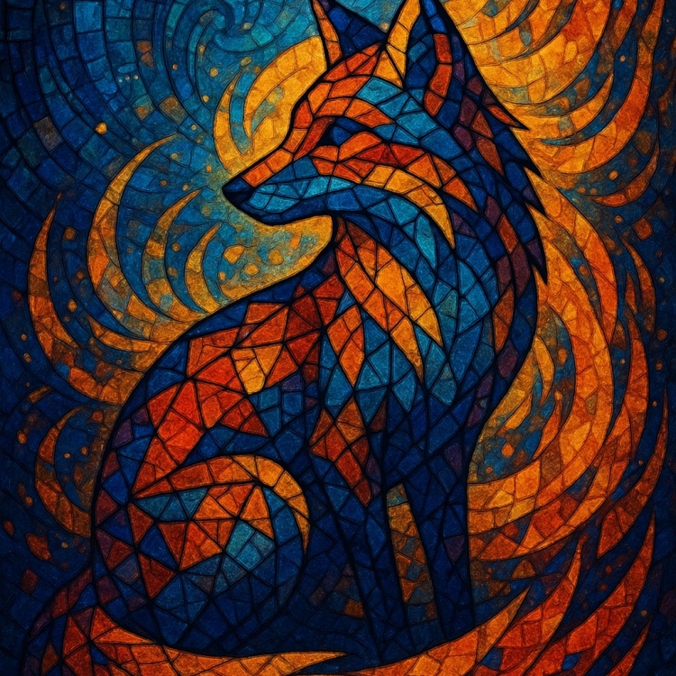 Fate Fox Mosaic