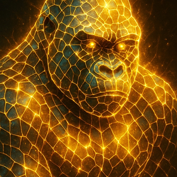 Light Gorilla Mosaic