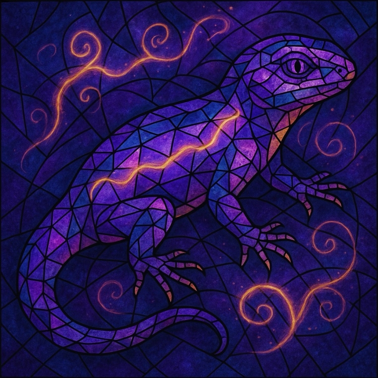 Mystic Lizard Mosaic