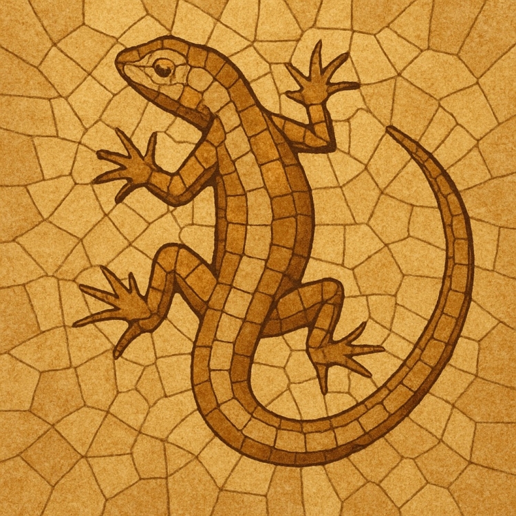 Sand Lizard Mosaic
