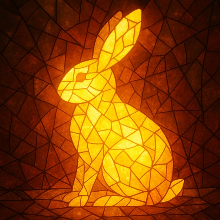 Light Rabbit Mosaic