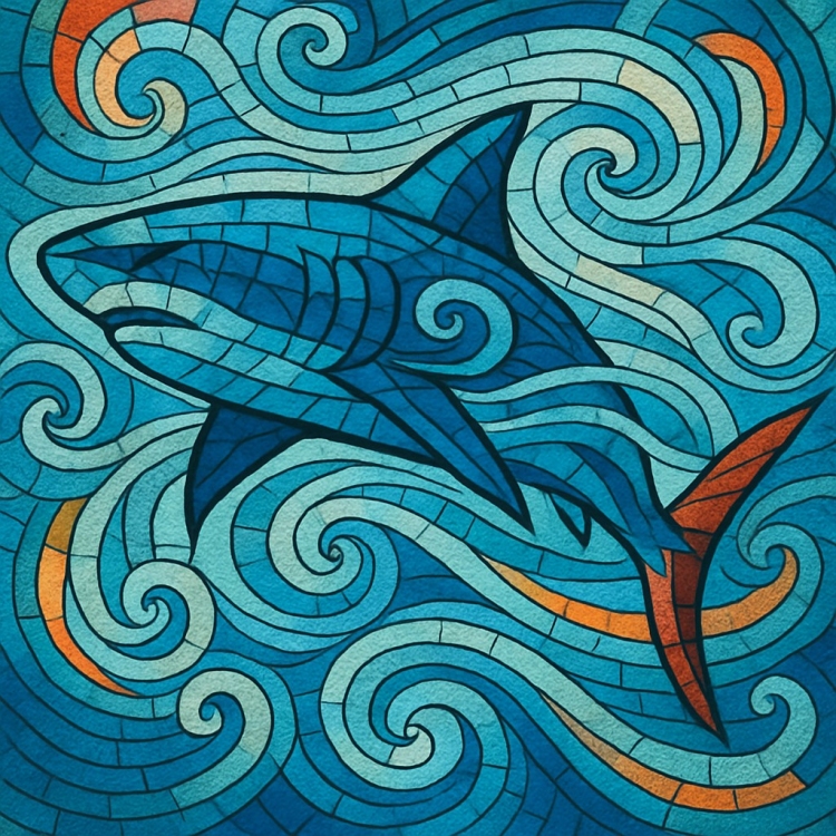 Wind Shark Mosaic