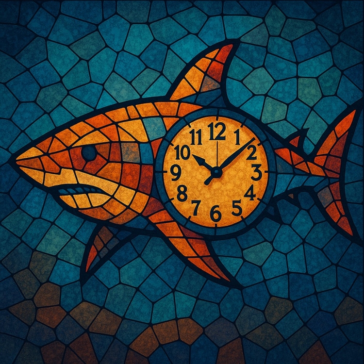 Time Shark Mosaic