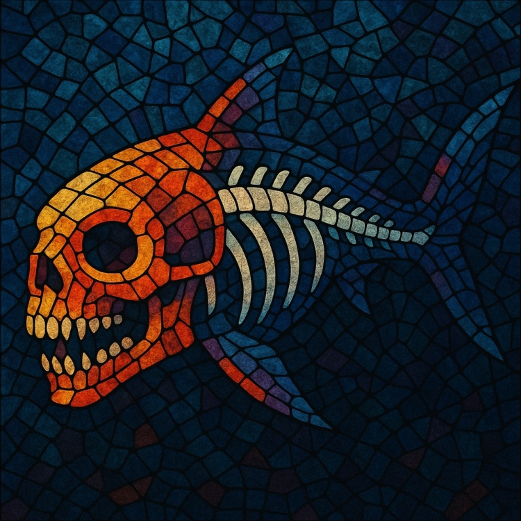 Death Shark Mosaic