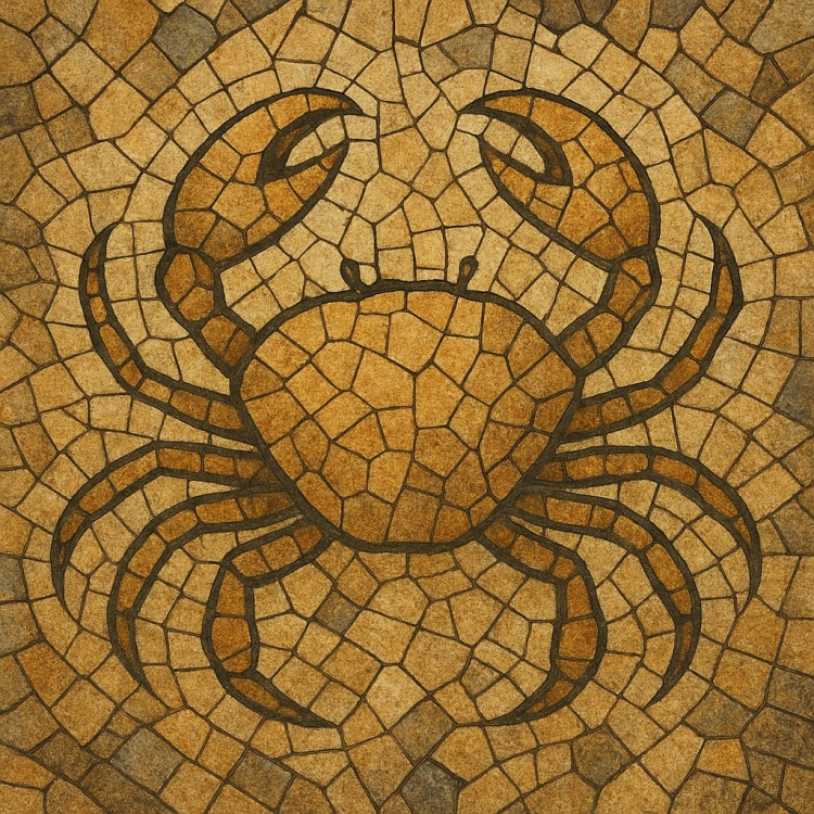 Sand Crab Mosaic