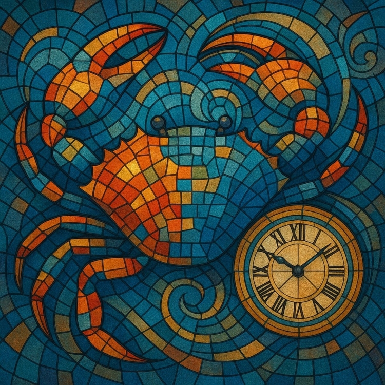 Time Crab Mosaic