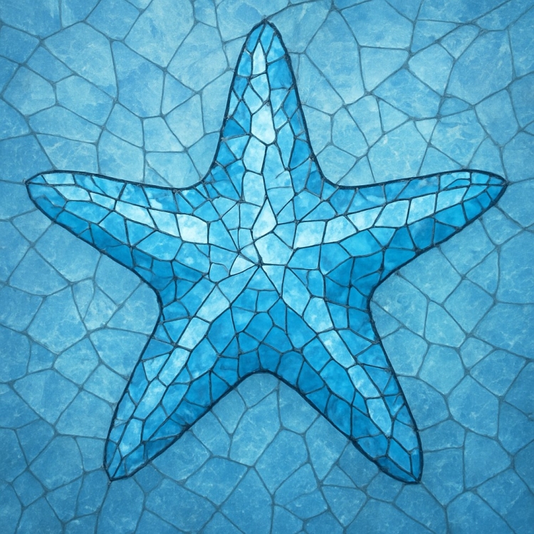 Ice Starfish Mosaic