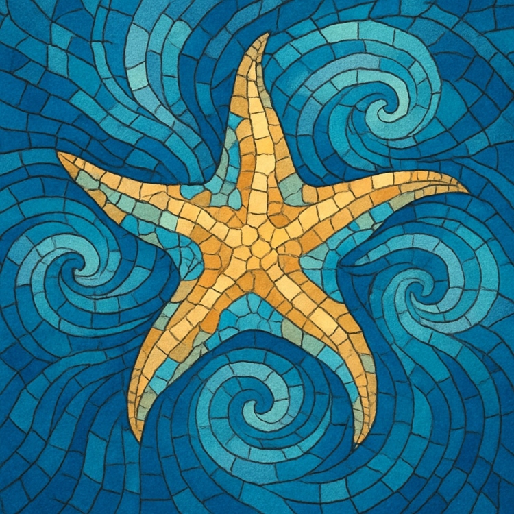 Wind Starfish Mosaic