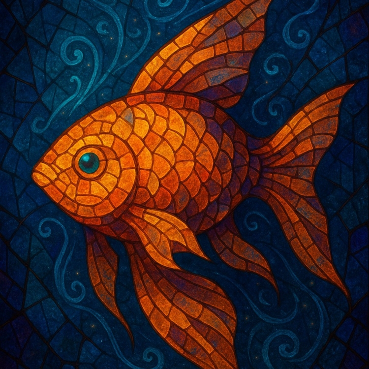 Mystic Goldfish Mosaic