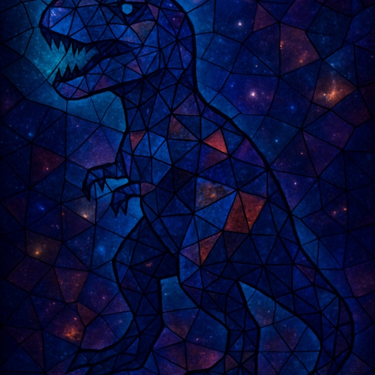 Space T rex Mosaic
