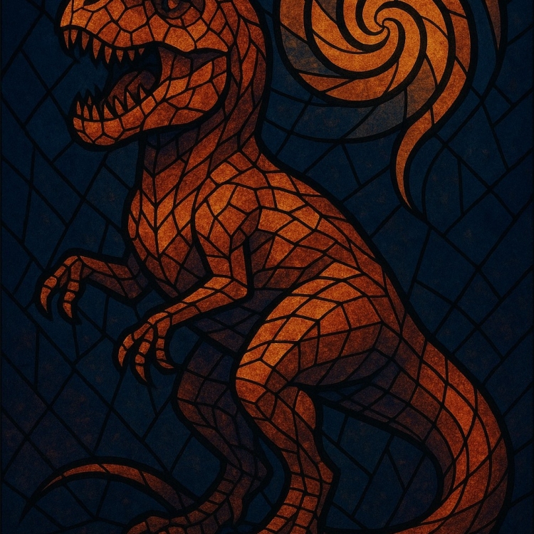 Fate T Rex Mosaic